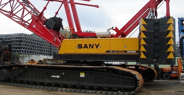 Аренда гусеничного крана 250 тонн SANY SCC2500C